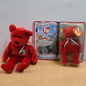 OSITO Bear from Mexico - 1999 Ty Beanie Baby & McDonald's Int. Teenie Beanie
